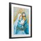 Stupell Industries Holy Nativity Trio with Garland Framed Print Under Glass, design by Diane Kater
